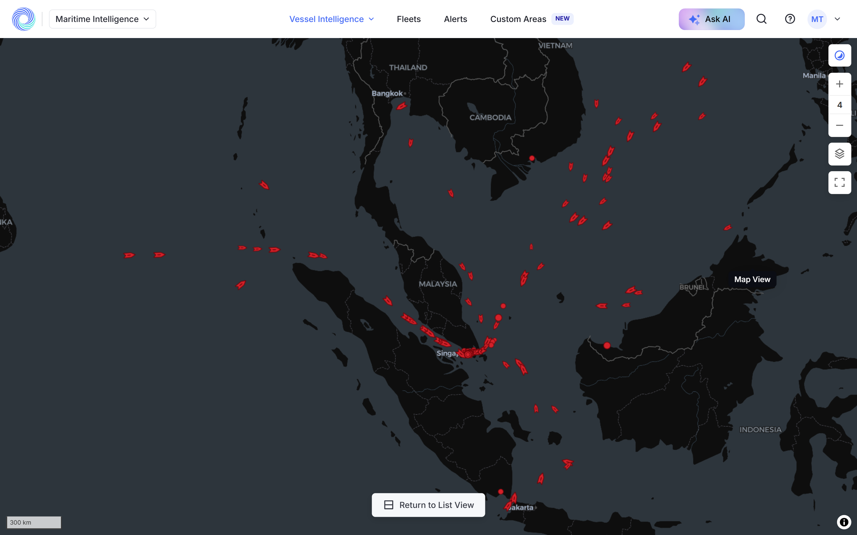Results on the map