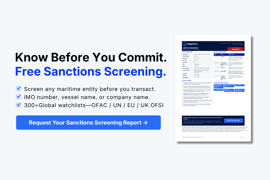 Free Maritime Sanctions Screening Report